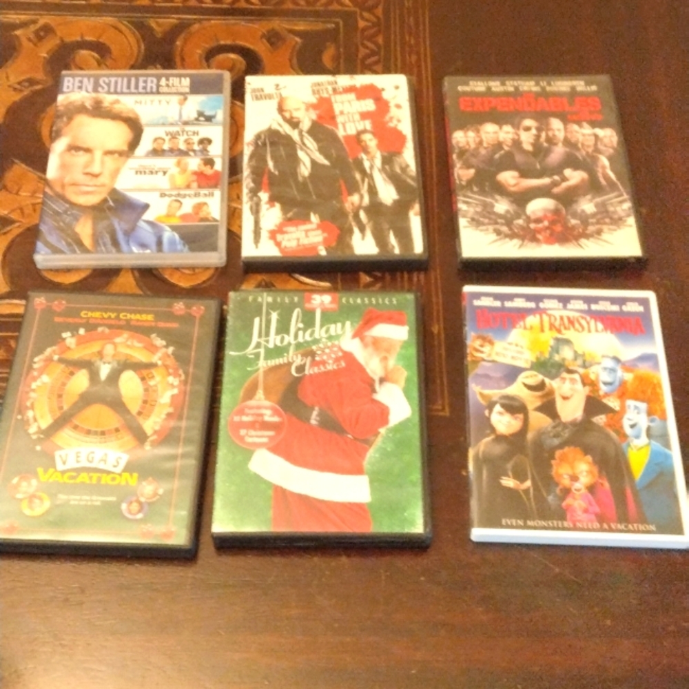 6 DVDs lot